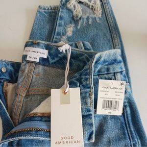 NWT Good American Good Curve Skinny Crop 00/24